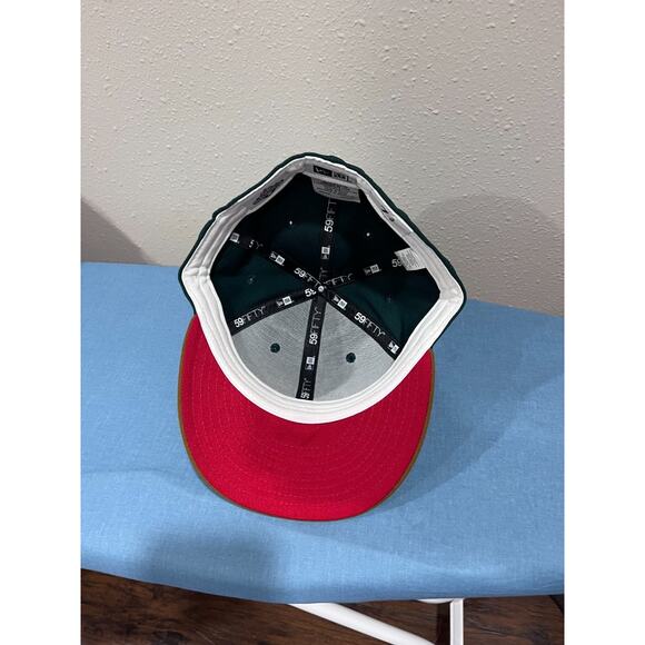 New Era 59FIFTY Tampa Bay Devil Rays Hat Size 7 3/8 Tie Dye Brim Fitted Cap MLB - Picture 5 of 5